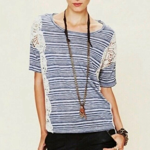 We The Free Tops - We the Free Battenburg top size medium